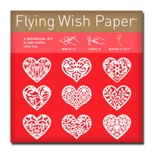 Load image into Gallery viewer, Scarlet Hearts Flying Wish Paper Mini Kit
